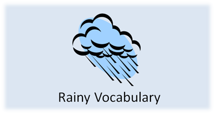 http://www.positivelyautism.com/downloads/RainyVocabulary.pdf